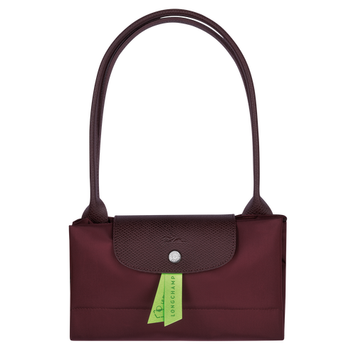 Longchamp Le Pliage Green L Canvas, Recycled canvas Women's Shoulder Bags Red | 508-UHSKLY