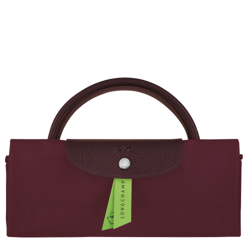 Longchamp Le Pliage Green L Canvas, Recycled canvas Women's Travel Bags Red | 524-JGAUZB