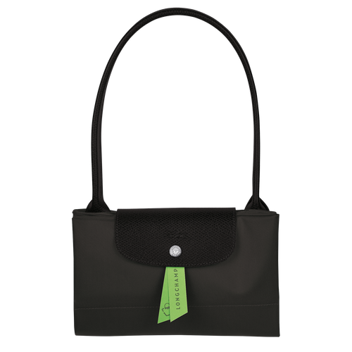 Longchamp Le Pliage Green L Canvas, Recycled canvas Women's Shoulder Bags Black | 704-TZNURM