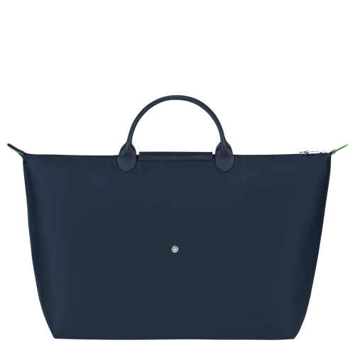 Longchamp Le Pliage Green L Canvas, Recycled canvas Women's Travel Bags Blue | 742-EQNCBP