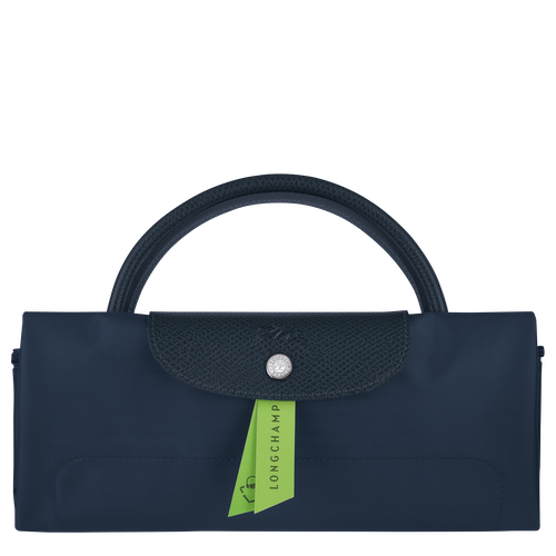 Longchamp Le Pliage Green L Canvas, Recycled canvas Women's Travel Bags Blue | 742-EQNCBP