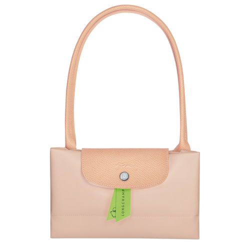 Longchamp Le Pliage Green L Canvas, Recycled canvas Women's Shoulder Bags Pink | 839-MBAZSD