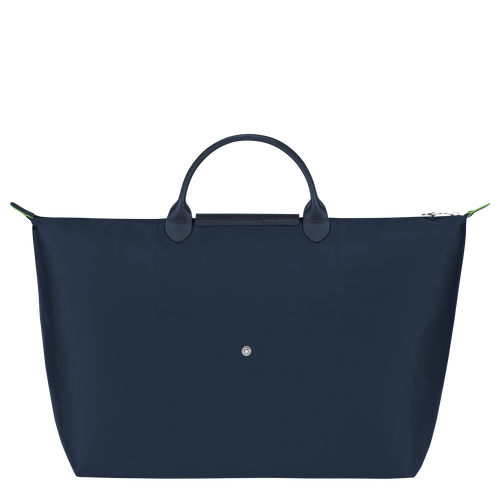 Longchamp Le Pliage Green L Canvas, Recycled canvas Men's Travel Bags Blue | 906-HLPXMQ