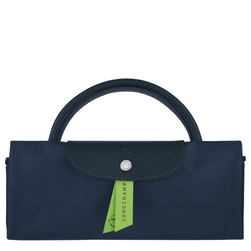 Longchamp Le Pliage Green L Canvas, Recycled canvas Men's Travel Bags Blue | 906-HLPXMQ