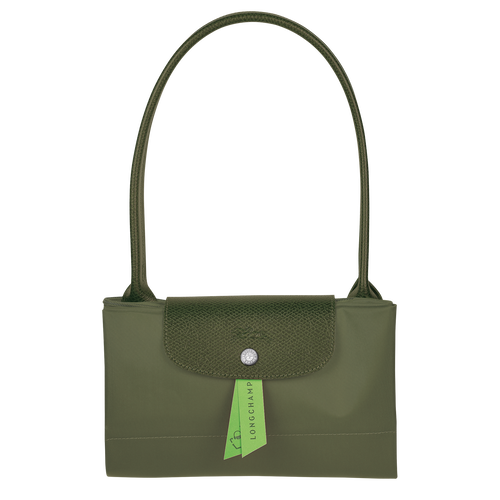 Longchamp Le Pliage Green L Canvas, Recycled canvas Women's Shoulder Bags Green | 976-JTOSWL