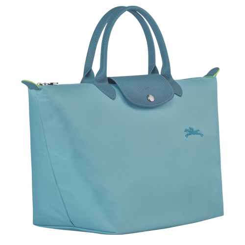 Longchamp Le Pliage Green M Canvas, Recycled canvas Women's Top-handle Bags Blue | 601-UKOFLH