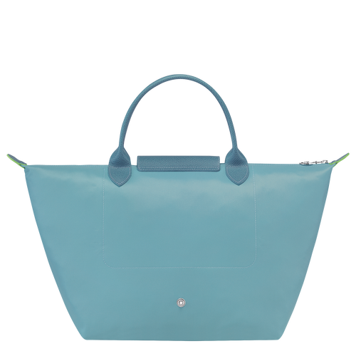 Longchamp Le Pliage Green M Canvas, Recycled canvas Women's Top-handle Bags Blue | 601-UKOFLH