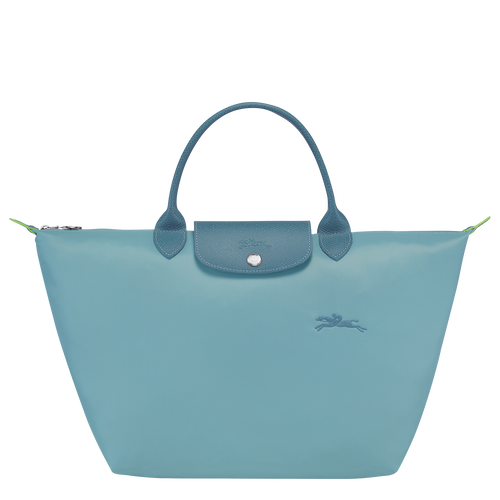 Longchamp Le Pliage Green M Canvas, Recycled canvas Women\'s Top-handle Bags Blue | 601-UKOFLH