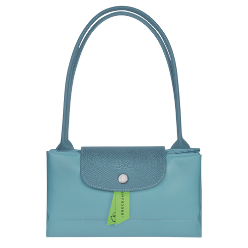 Longchamp Le Pliage Green S Canvas, Recycled canvas Women's Shoulder Bags Blue | 761-VIBTCZ