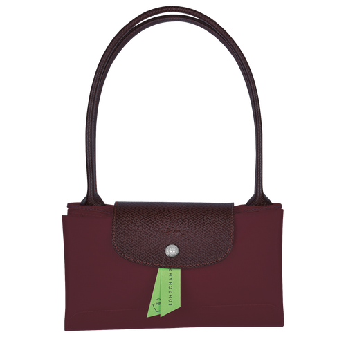 Longchamp Le Pliage Green S Canvas, Recycled canvas Women's Shoulder Bags Red | 846-VQCWYU