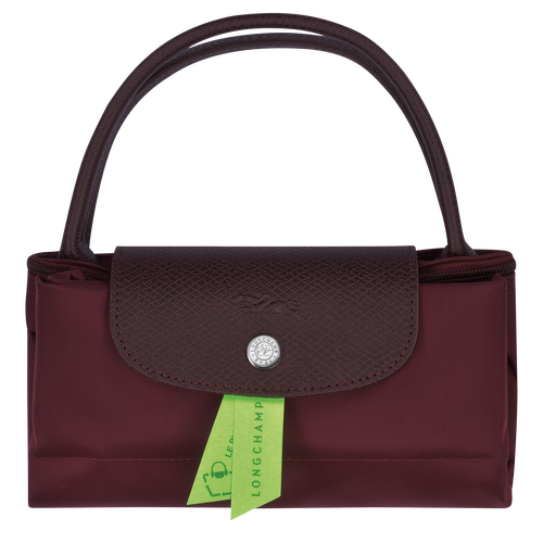 Longchamp Le Pliage Green S Canvas, Recycled canvas Women's Top-handle Bags Red | 948-BLASEU