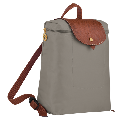 Longchamp Le Pliage Original Canvas, Recycled canvas Men's Backpacks Grey | 052-KAEFBM