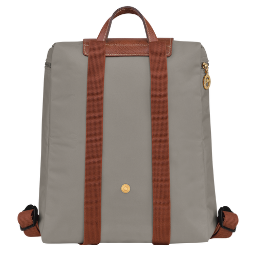 Longchamp Le Pliage Original Canvas, Recycled canvas Men's Backpacks Grey | 052-KAEFBM