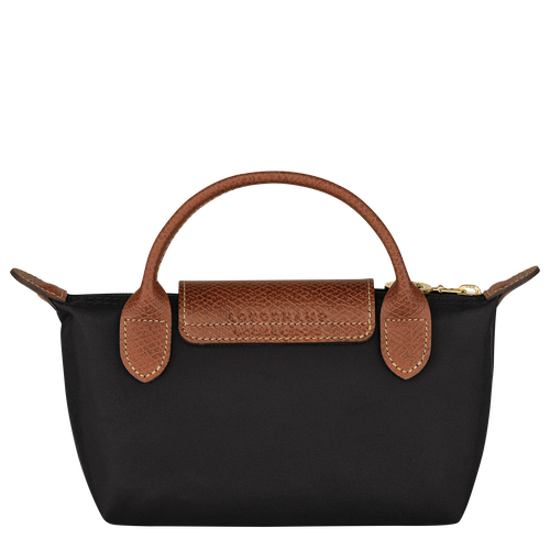 Longchamp Le Pliage Original Canvas, Recycled canvas Women's Pouches Black | 056-WFIGNY