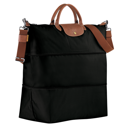 Longchamp Le Pliage Original Canvas, Recycled canvas Men's Travel Bags Black | 061-ZTBCQM