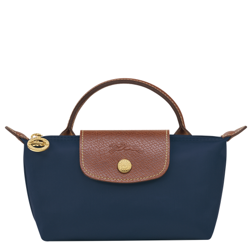 Longchamp Le Pliage Original Canvas, Recycled canvas Women\'s Pouches Blue | 265-PVECAY