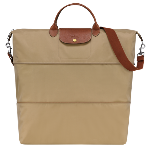 Longchamp Le Pliage Original Canvas, Recycled canvas Women\'s Travel Bags Beige | 295-FTUANX