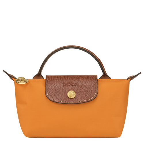 Longchamp Le Pliage Original Canvas, Recycled canvas Women\'s Pouches Orange | 312-MDAIKH