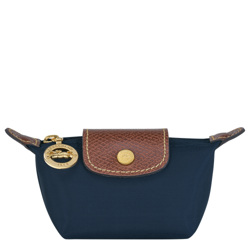 Longchamp Le Pliage Original Canvas, Recycled canvas Women\'s Coin Purses Blue | 407-YMWLCR