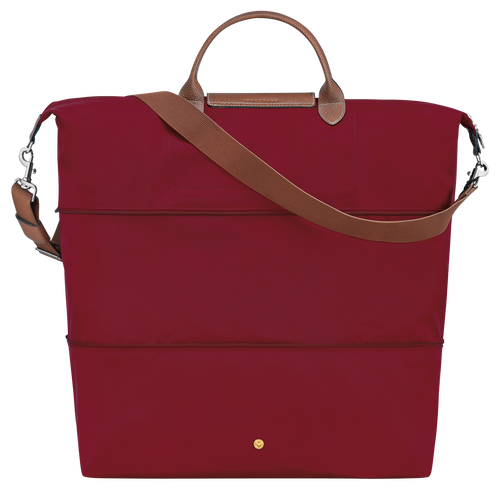 Longchamp Le Pliage Original Canvas, Recycled canvas Men's Travel Bags Red | 429-KLUCSE