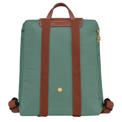 Longchamp Le Pliage Original Canvas, Recycled canvas Men's Backpacks Green | 469-UQOJEA