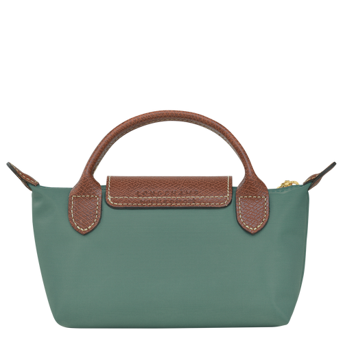 Longchamp Le Pliage Original Canvas, Recycled canvas Women's Pouches Green | 562-KULFSM