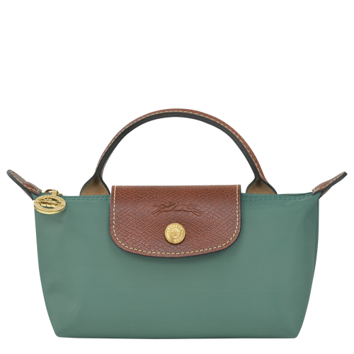 Longchamp Le Pliage Original Canvas, Recycled canvas Women\'s Pouches Green | 562-KULFSM