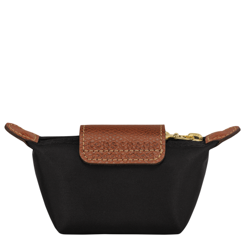 Longchamp Le Pliage Original Canvas, Recycled canvas Women's Coin Purses Black | 617-TOQBFA