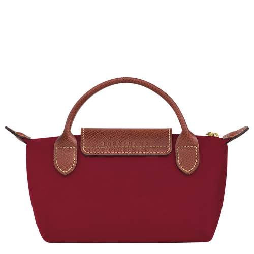 Longchamp Le Pliage Original Canvas, Recycled canvas Women's Pouches Red | 635-NVBYIK