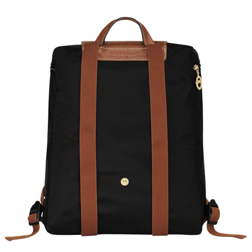 Longchamp Le Pliage Original Canvas, Recycled canvas Men's Backpacks Black | 653-DGVJNI