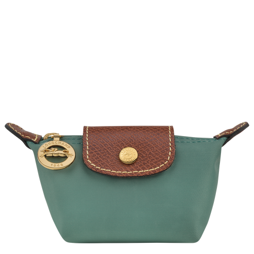 Longchamp Le Pliage Original Canvas, Recycled canvas Women\'s Coin Purses Green | 673-ISZEFD