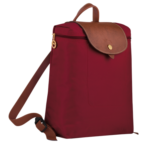 Longchamp Le Pliage Original Canvas, Recycled canvas Men's Backpacks Red | 730-KCNQZD