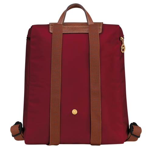 Longchamp Le Pliage Original Canvas, Recycled canvas Men's Backpacks Red | 730-KCNQZD