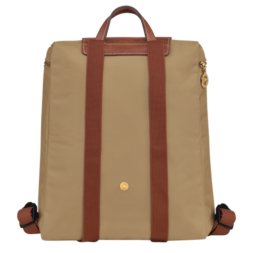 Longchamp Le Pliage Original Canvas, Recycled canvas Men's Backpacks Beige | 805-TMAORK