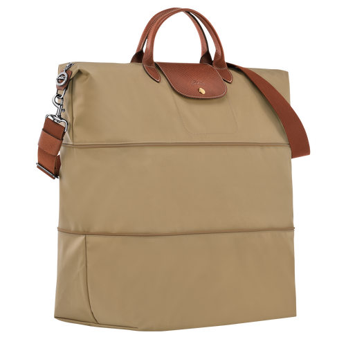 Longchamp Le Pliage Original Canvas, Recycled canvas Men's Travel Bags Beige | 851-MXDBZA