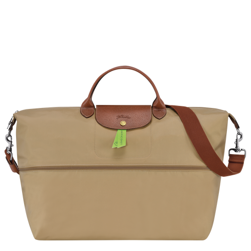 Longchamp Le Pliage Original Canvas, Recycled canvas Men's Travel Bags Beige | 851-MXDBZA