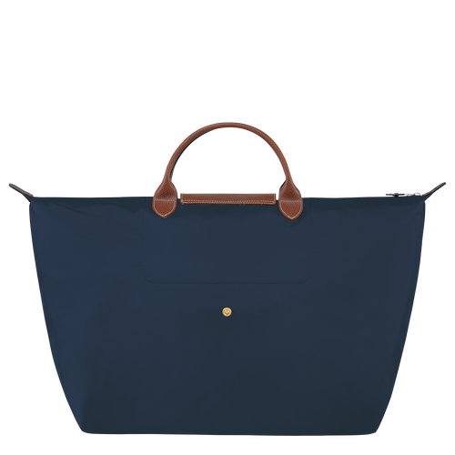 Longchamp Le Pliage Original L Canvas, Recycled canvas Men's Travel Bags Blue | 092-YELJAD