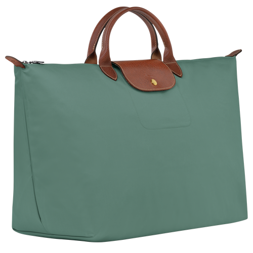 Longchamp Le Pliage Original L Canvas, Recycled canvas Women's Travel Bags Green | 176-ZCSNIY