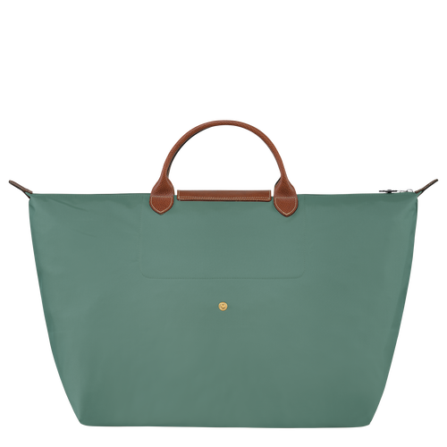 Longchamp Le Pliage Original L Canvas, Recycled canvas Women's Travel Bags Green | 176-ZCSNIY