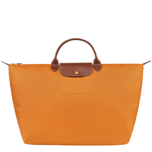 Longchamp Le Pliage Original L Canvas, Recycled canvas Women\'s Travel Bags Orange | 385-MQUYTB