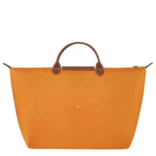 Longchamp Le Pliage Original L Canvas, Recycled canvas Men's Travel Bags Orange | 529-ESWNRQ