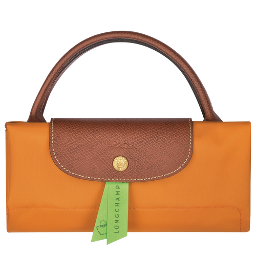 Longchamp Le Pliage Original L Canvas, Recycled canvas Men's Travel Bags Orange | 529-ESWNRQ