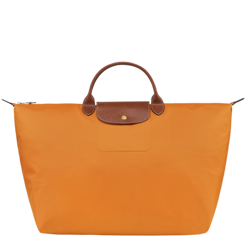 Longchamp Le Pliage Original L Canvas, Recycled canvas Men\'s Travel Bags Orange | 529-ESWNRQ