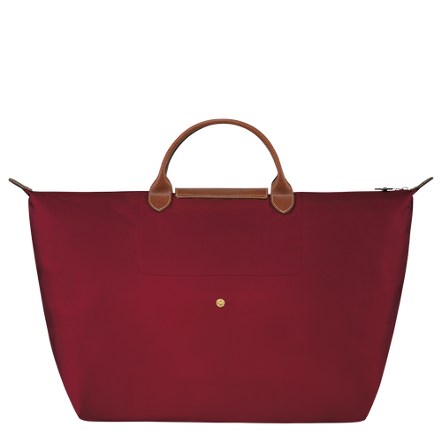 Longchamp Le Pliage Original L Canvas, Recycled canvas Women's Travel Bags Red | 574-XWAQZT