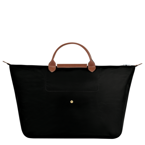 Longchamp Le Pliage Original L Canvas, Recycled canvas Women's Travel Bags Black | 620-IFYDKQ