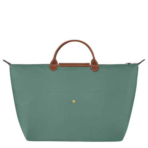 Longchamp Le Pliage Original L Canvas, Recycled canvas Men's Travel Bags Green | 629-ETCWJN