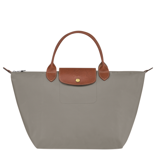 Longchamp Le Pliage Original M Canvas, Recycled canvas Women\'s Top-handle Bags Grey | 071-GFBRON