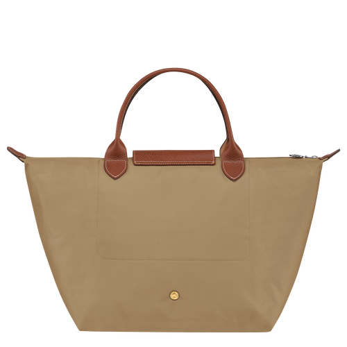 Longchamp Le Pliage Original M Canvas, Recycled canvas Women's Top-handle Bags Beige | 159-ZPUYAS