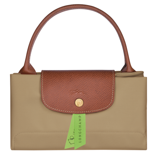 Longchamp Le Pliage Original M Canvas, Recycled canvas Women's Top-handle Bags Beige | 159-ZPUYAS