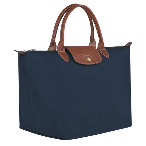 Longchamp Le Pliage Original M Canvas, Recycled canvas Women's Top-handle Bags Blue | 804-VJZOQD